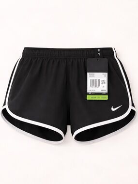 Nike Dri-FIT Tempo Running Shorts NWT Black White XS